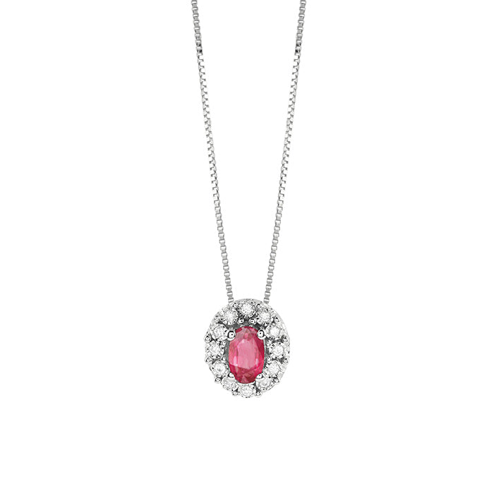 Collana Donna Oro e Rubino Bliss Regal 20094852  Bliss