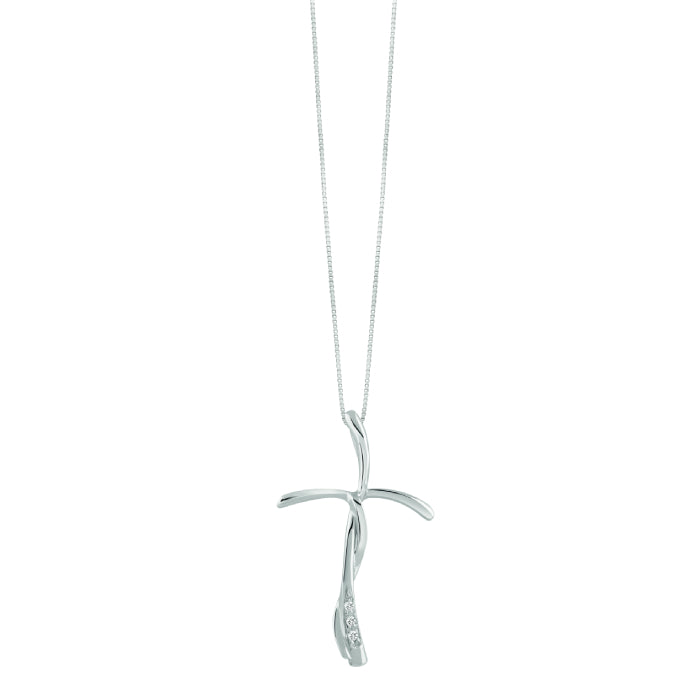 Collana Donna Oro e Diamanti Croci Bliss 20101343  Bliss