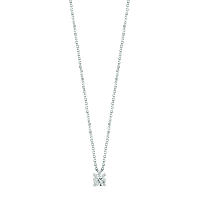 Collana Solitario Donna Oro e Diamanti Bliss Rugiada 20101439  Bliss