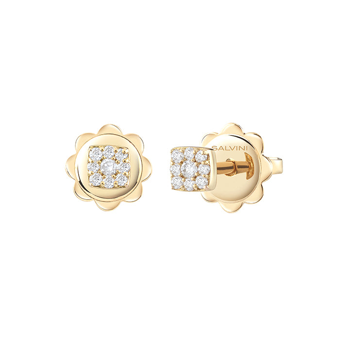 Orecchini Oro Giallo e Diamanti Salvini Bagliori 20104288  Salvini