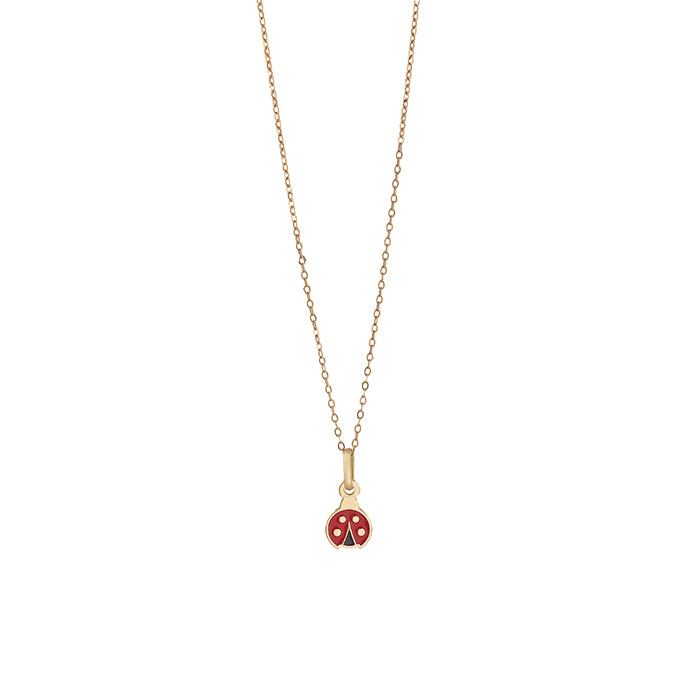 Collana Coccinella oro e smalto Bliss My Baby 20104829  Bliss