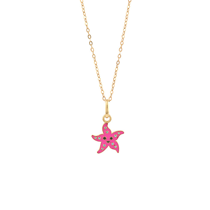Collana Stella oro e smalto Bliss My Baby 20106413  Bliss