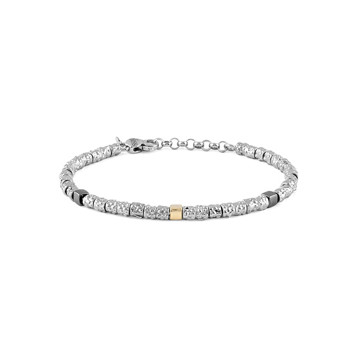 Bracciale uomo in Argento e Oro Bliss Vortice 20106424  Bliss