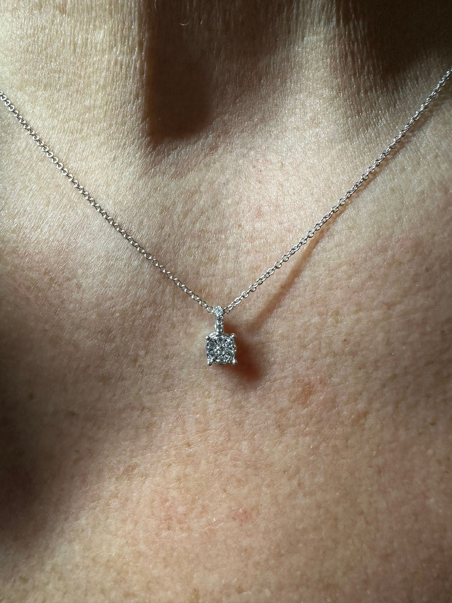 Collana Donna Oro Bianco con Diamanti Davite&Delucchi CLN011960  Davite&Delucchi