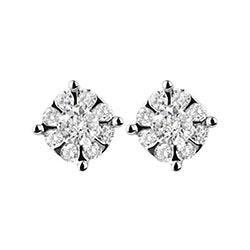 Orecchini Oro Bianco e Diamanti Salvini Daphne 20058971  Salvini