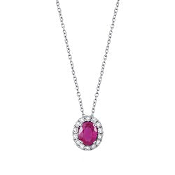 Collana Salvini Oro Diamanti e Rubino Dora 20057645  Salvini