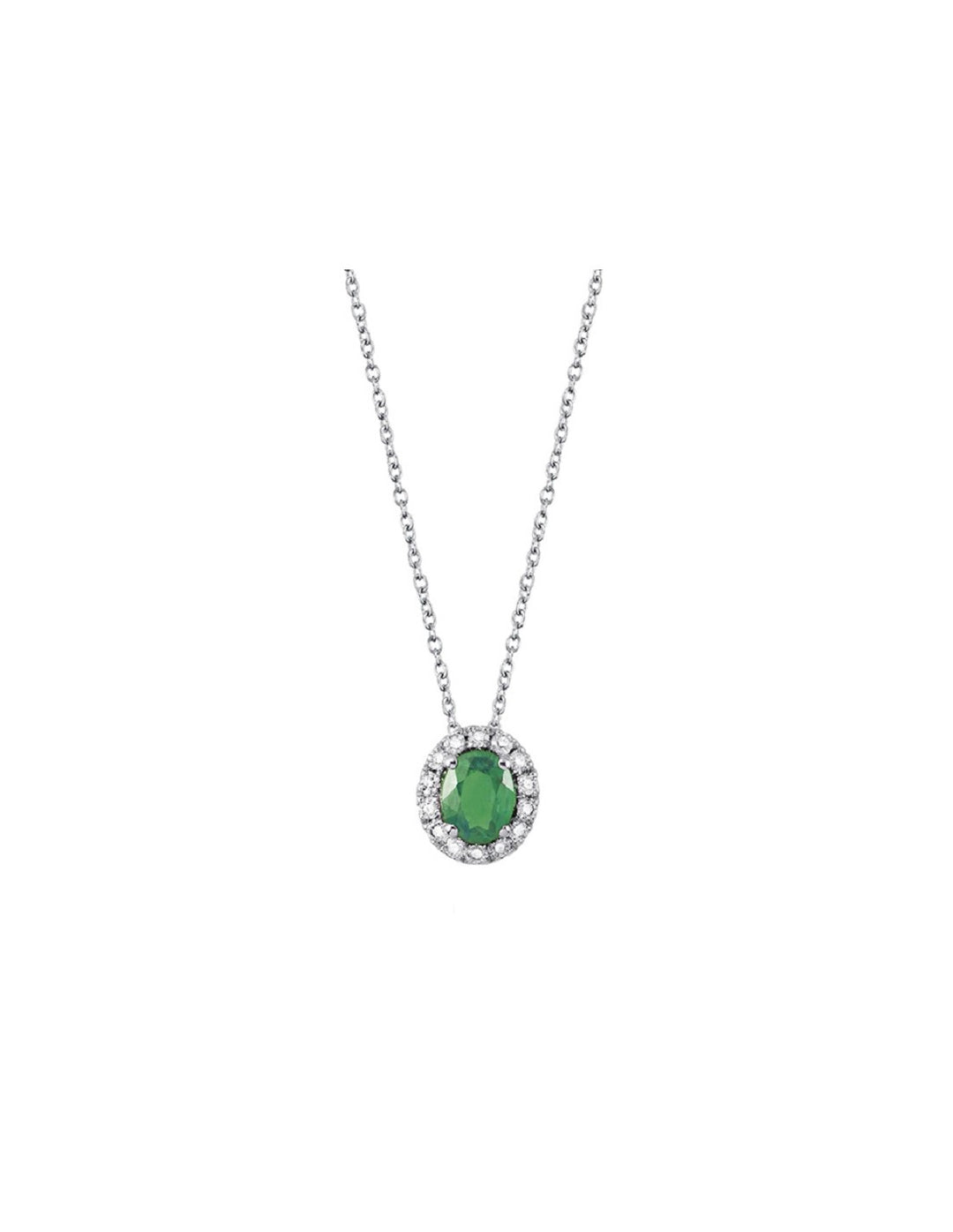 Collana Salvini oro diamanti e smeraldo Dora 20057647  Salvini