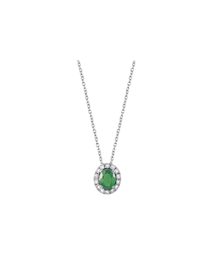 Collana Salvini oro diamanti e smeraldo Dora 20057647  Salvini