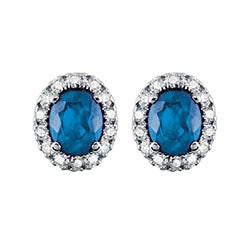 Orecchini Oro e Diamanti e Zaffiro blu Salvini Dora 20057650  Salvini