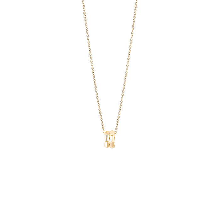Collana Oro Giallo con Hybrid Ceramic Rossa Salvini Eva 20101382  Salvini