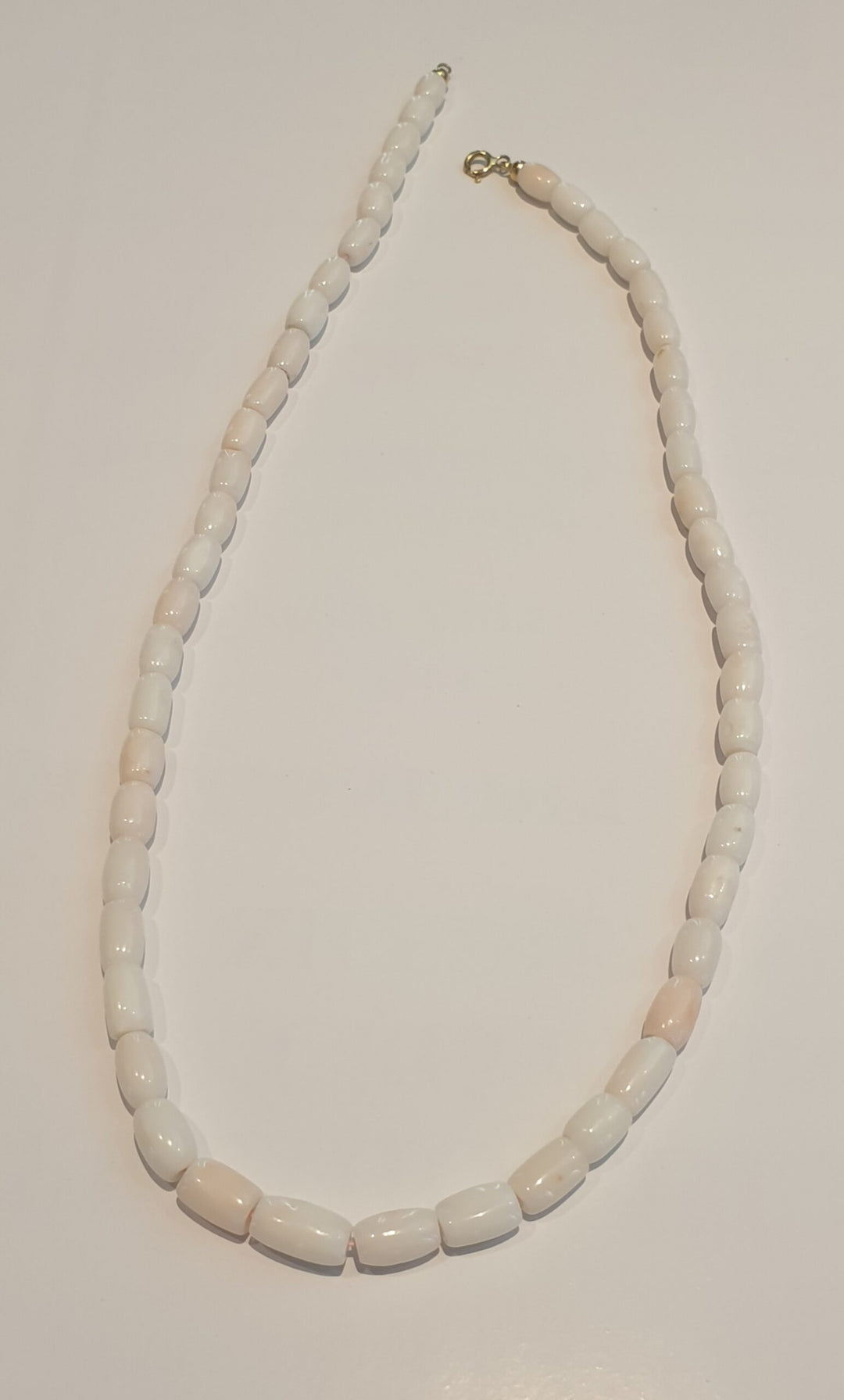 Collana Corallo Pelle d'Angelo Chiusura Oro 20129750  Basso Gioielli