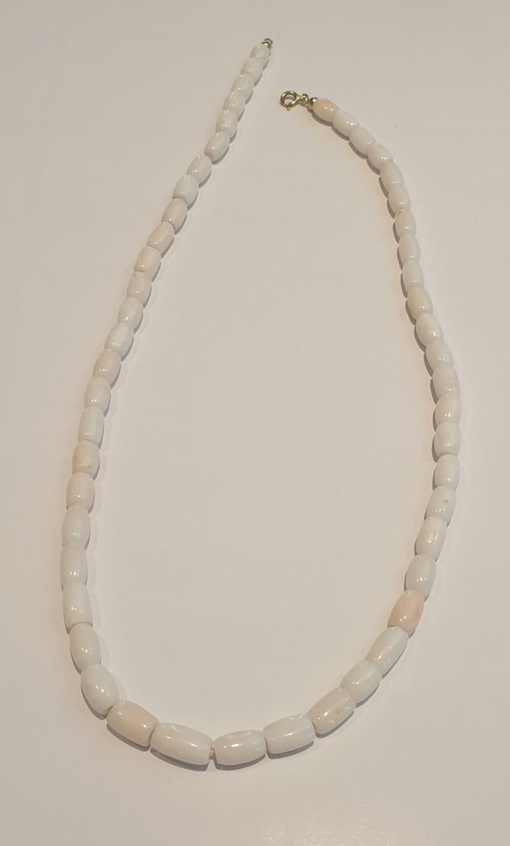 Collana Corallo Pelle d'Angelo Chiusura Oro 20129750  Basso Gioielli