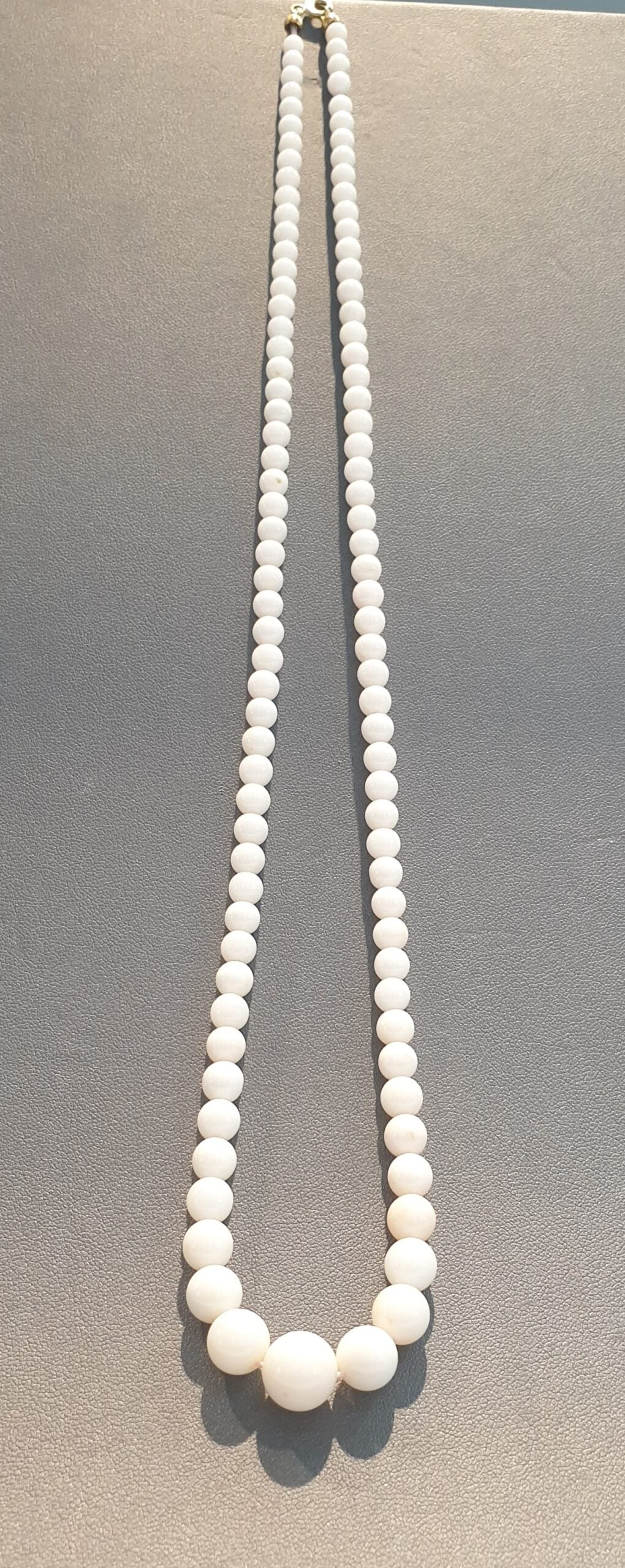 Collana Corallo Pelle d'Angelo Chiusura Oro 20129774  Basso Gioielli