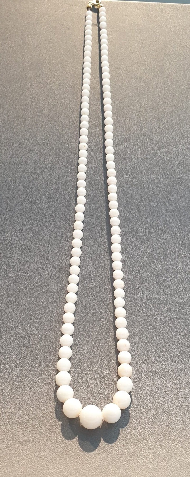 Collana Corallo Pelle d'Angelo Chiusura Oro 20129774  Basso Gioielli
