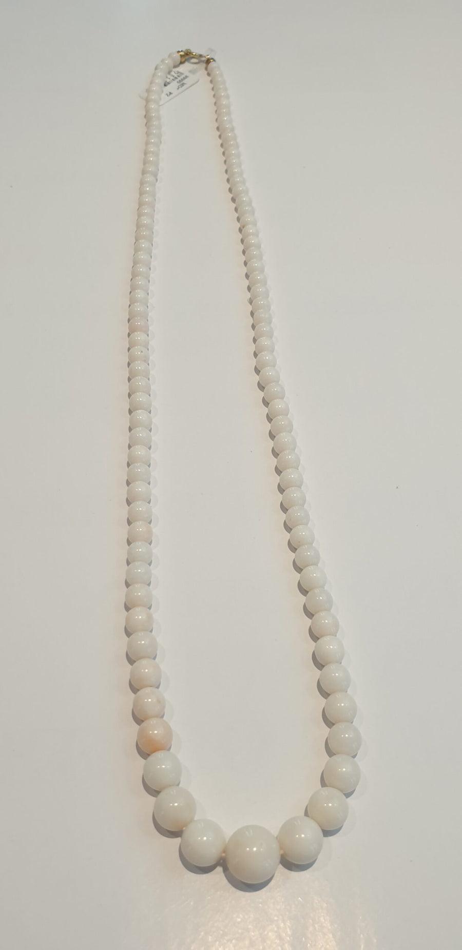 Collana Corallo Pelle d'Angelo Chiusura Oro 20129774  Basso Gioielli