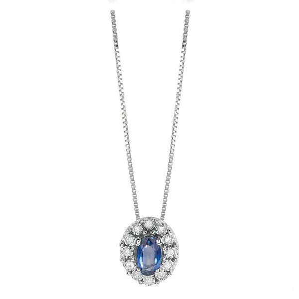 Collana Donna Oro e Zaffiro blu Bliss Regal 20085160  Bliss