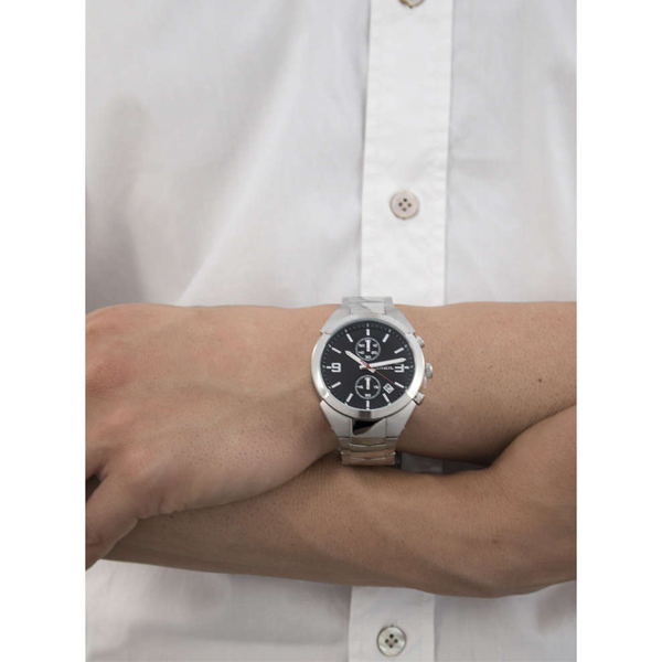 Orologio Chrono Uomo con Bracciale in Acciaio Gap Breil TW1474  Breil