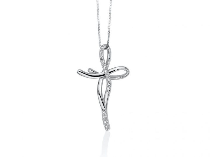 Collana Croce Oro e Diamanti Miluna CLD4422  Miluna