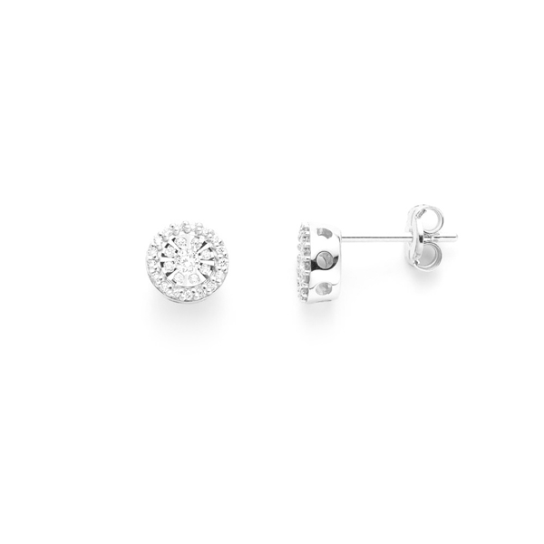 Orecchini Oro Bianco e Diamanti Favolosa Miluna ERD2490 Miluna