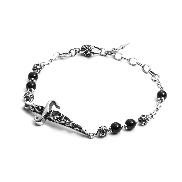 Bracciale uomo in Argento Coal Cesare Paciotti JPBR1617V – Basso