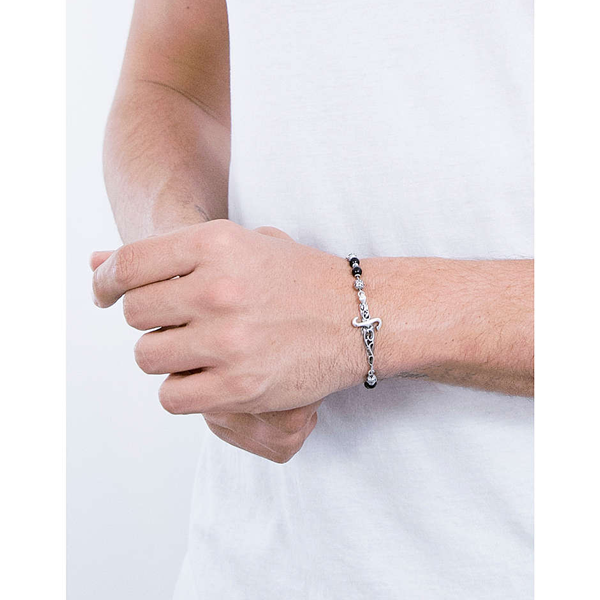 Bracciale uomo in Argento Coal Cesare Paciotti JPBR1617V  Cesare Paciotti