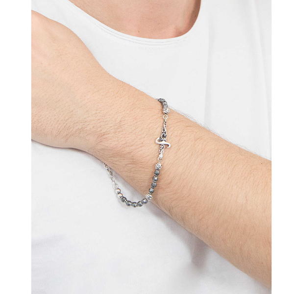 Bracciale uomo in Argento Grey Body Cesare Paciotti JPBR1734V  Cesare Paciotti