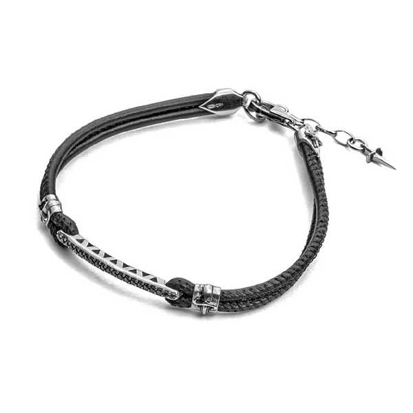 Bracciale in Argento Double Line Cesare Paciotti JPBR1473V  Cesare Paciotti