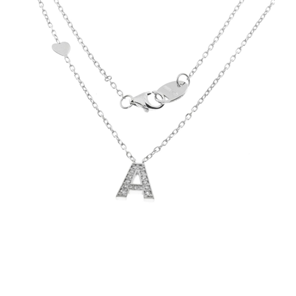 Collana con Lettera A in Oro e Diamanti Salvini 20089230  Salvini