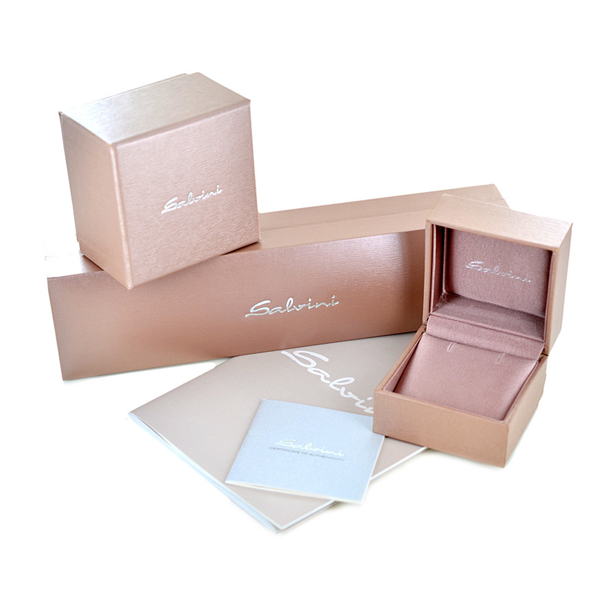 Collana Lettera I in Oro bianco e Diamanti Salvini 20089238 Salvini