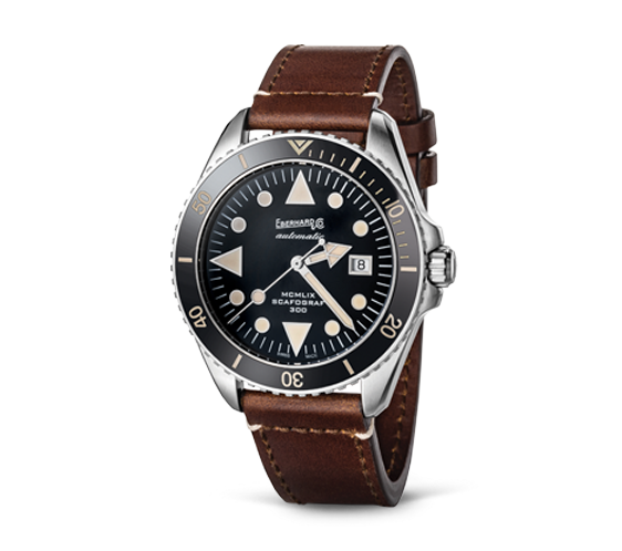 Orologio Automatic Eberhard Scafograf 300 MCMLIX 41034V.7  Eberhard Cinturino Pelle/Cuoio