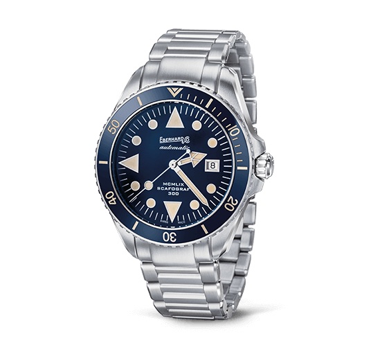 Orologio Automatic Eberhard Scafograf 300 MCMLIX Blue 41034V.8  Eberhard Cinturino Acciaio