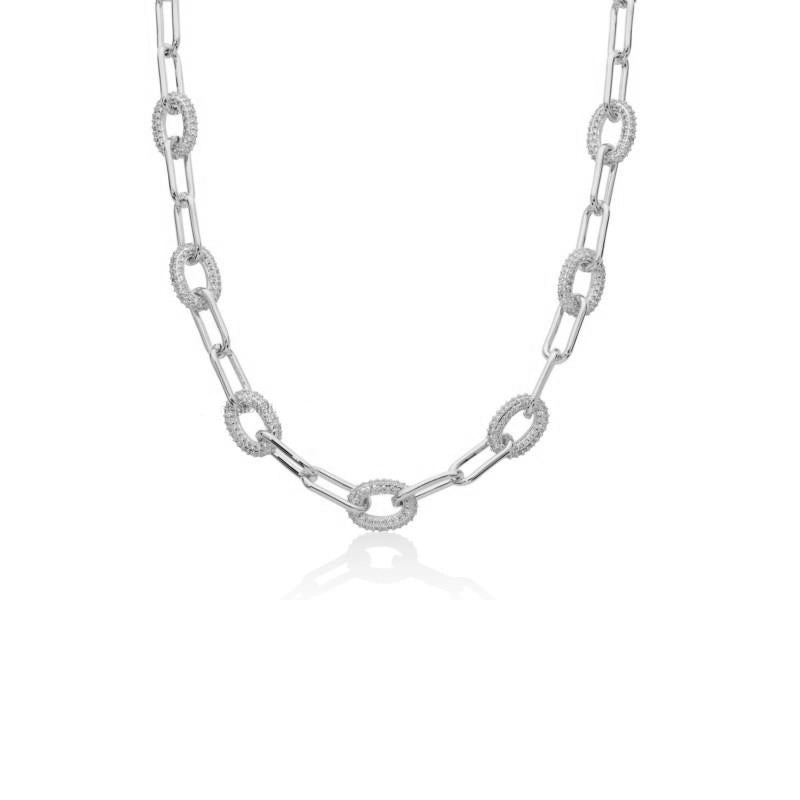 Collana Ottone e Zirconi Kiara KCLD3946B  Kiara Gioielli