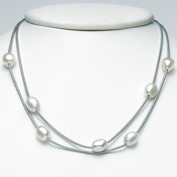 Collana Donna Argento e Perle Miluna Collezione Miss Italia PCL5831  Miluna