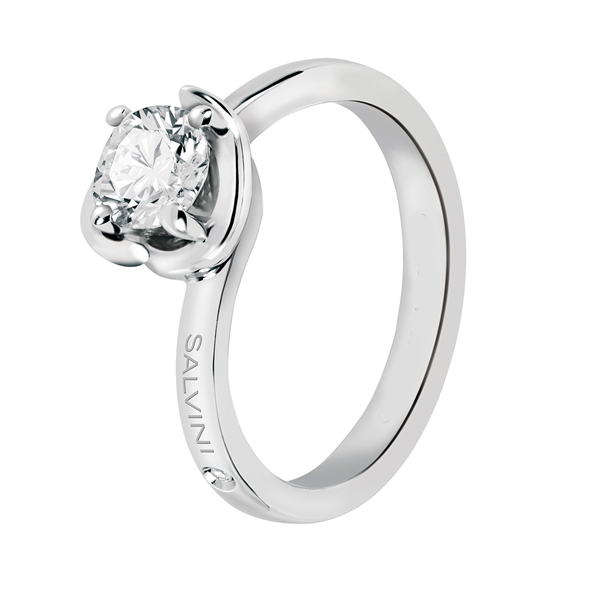 Anello Solitario Salvini Abbraccio 20083209 Basso Gioielli