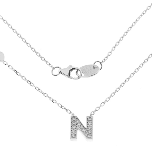 Collana con Lettera N in Oro e Diamanti Salvini 20089243  Salvini