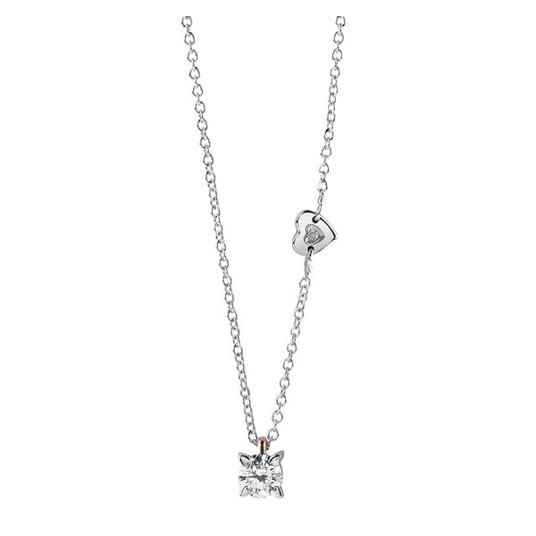 Collana Solitario oro e diamante Salvini Battito 20075870 Salvini