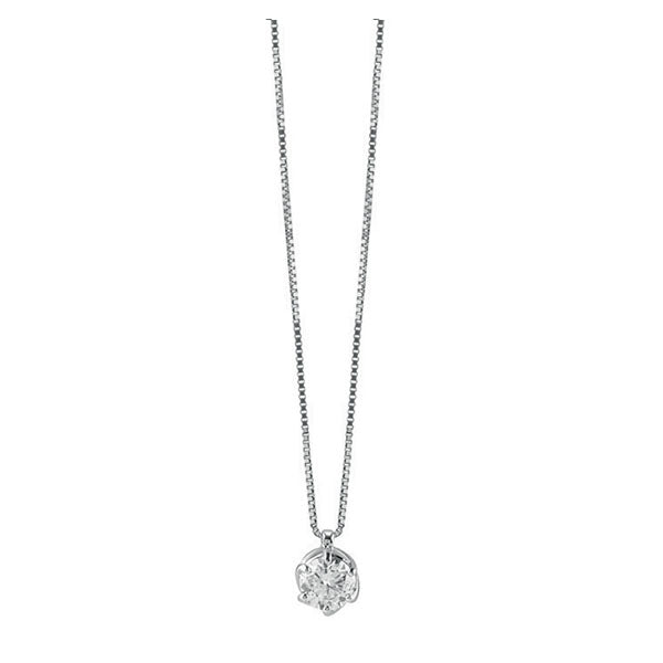 Collana Solitario Oro Bianco e Diamante Salvini Lavinia 20076883  Salvini