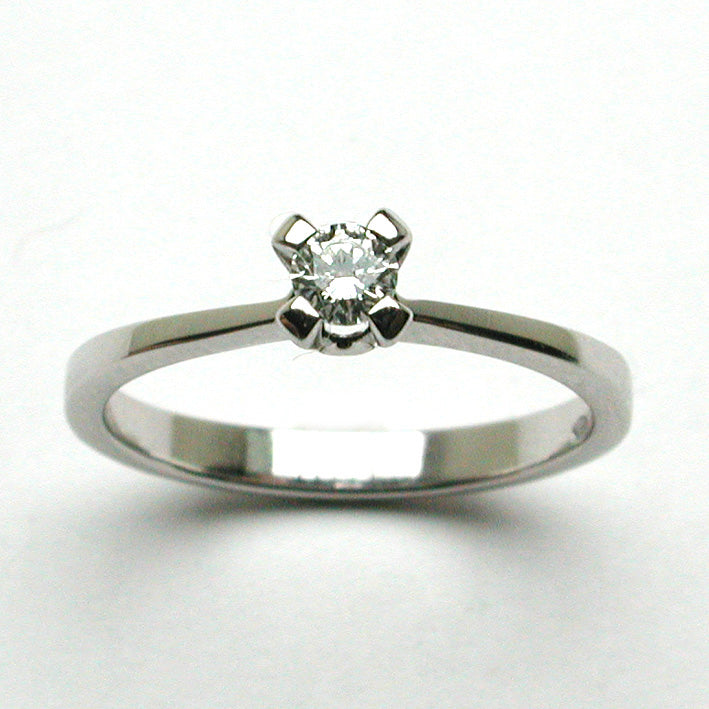 Anello Solitario Oro Bianco e Diamanti Salvini Assolo 20011439 Salvini 15