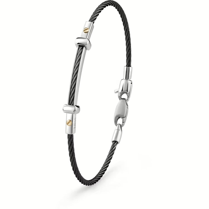 Bracciale Uomo in Acciaio e oro Bliss 20102500