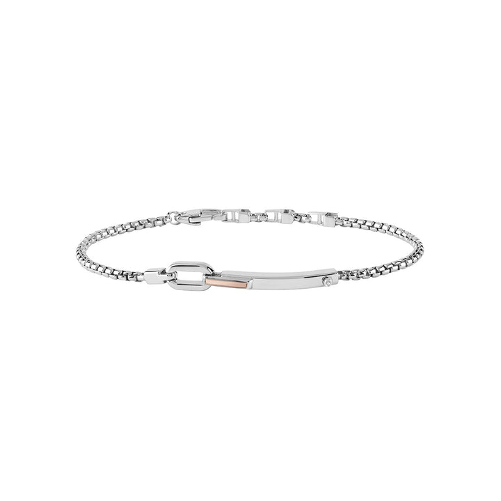 Bracciale uomo in Argento e Diamanti Aviator 20104860