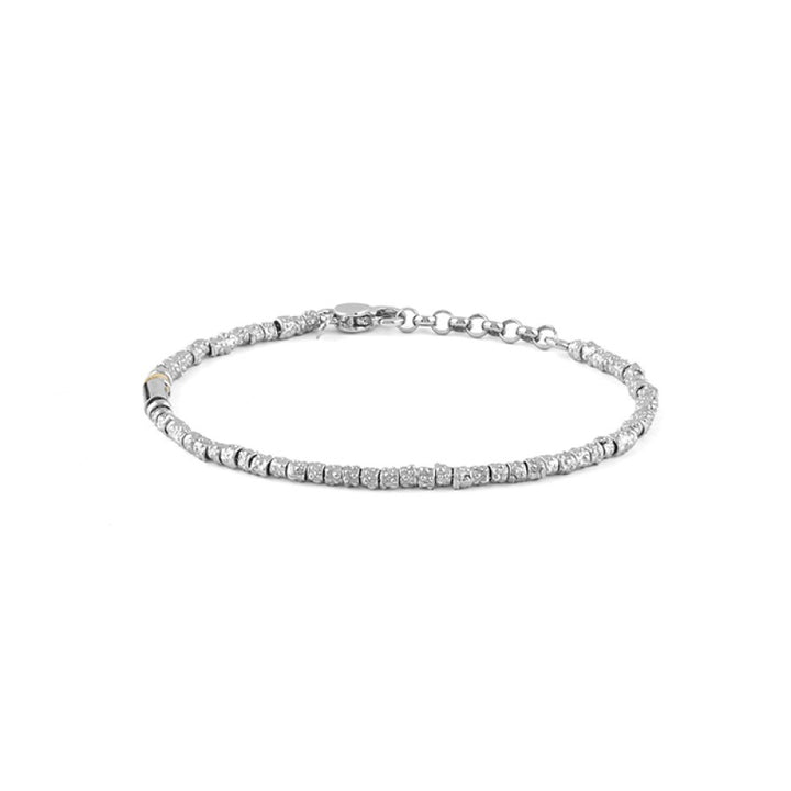 Bracciale uomo in Argento e Oro con Diamante Bliss Aviator 20106419