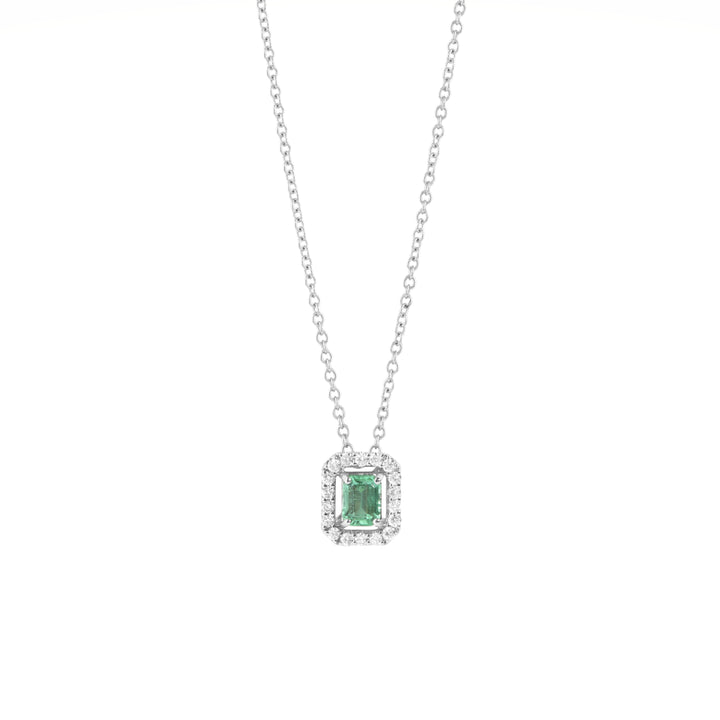 Collana oro diamanti e smeraldo Salvini Mini Dora 20108376 Salvini