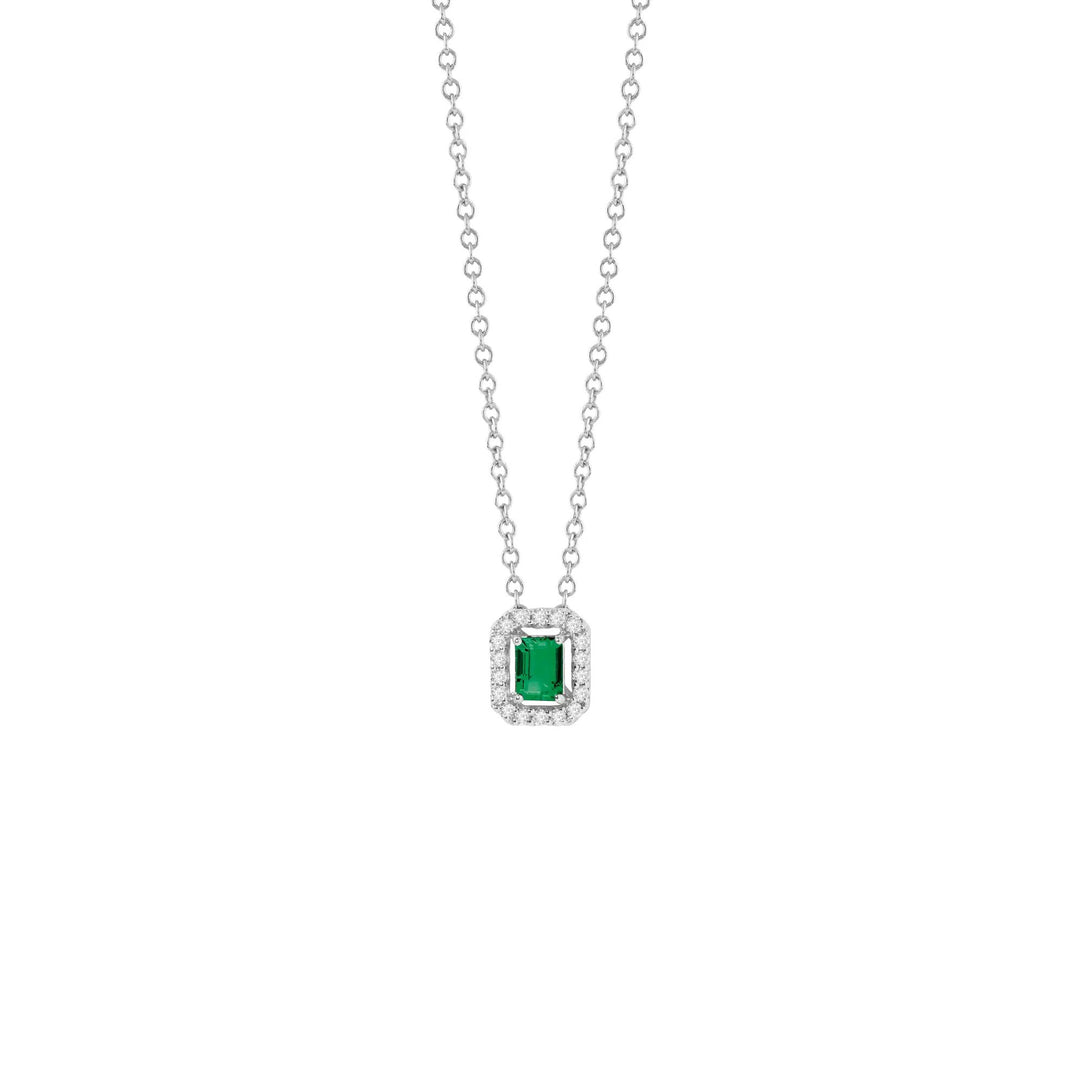 Collana oro diamanti e smeraldo Salvini Mini Dora 20108376 Salvini