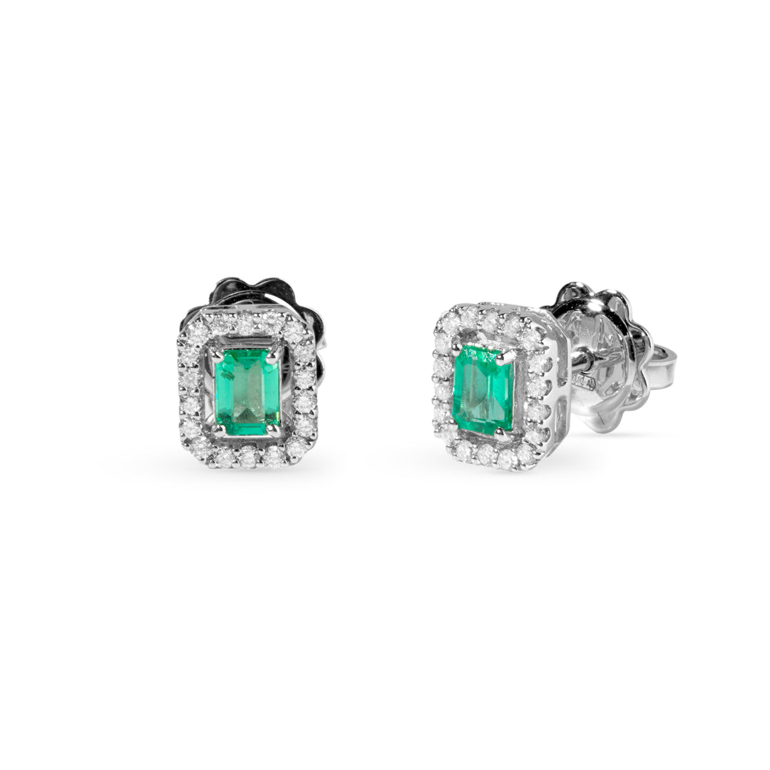 Orecchini Oro Diamanti e Smeraldo Salvini Mini Dora 20108377 Salvini