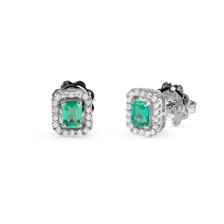 Orecchini Oro Diamanti e Smeraldo Salvini Mini Dora 20108377 Salvini