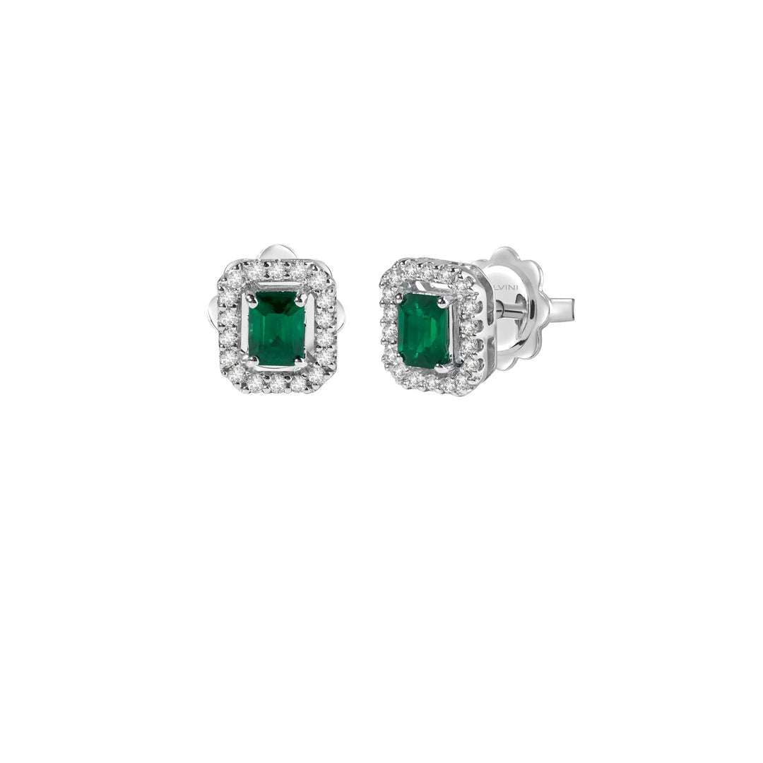 Orecchini Oro Diamanti e Smeraldo Salvini Mini Dora 20108377 Salvini