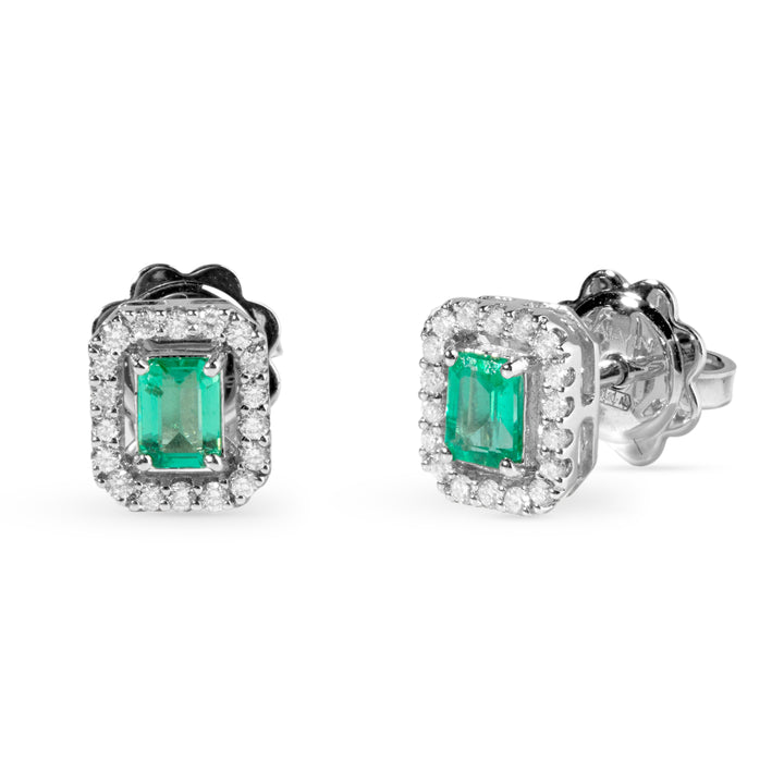 Orecchini Oro Diamanti e Smeraldo Salvini Mini Dora 20108377 Salvini