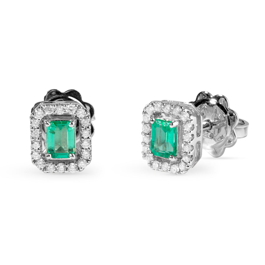 Orecchini Oro Diamanti e Smeraldo Salvini Mini Dora 20108377 Salvini