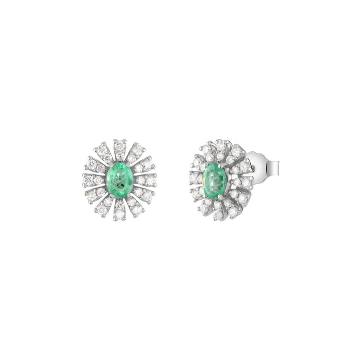 Orecchini Donna Oro Smeraldo e Diamanti Bliss Incanto 20109821