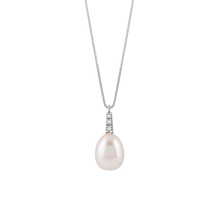 Collana Donna Oro Perla e Diamanti Bliss Paradise 20115683
